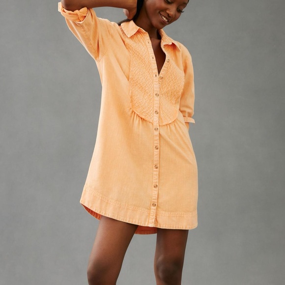 Pilcro Dresses & Skirts - Anthropologie Pilcro Mini Shirt Dress